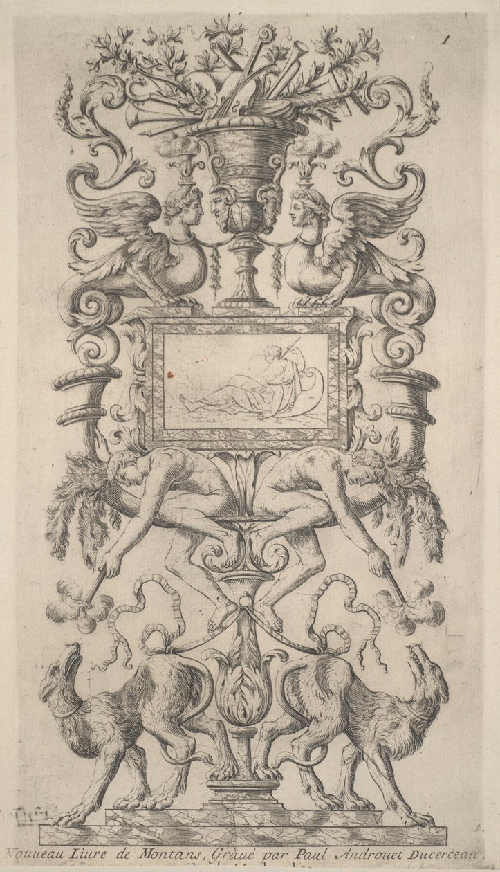 Díszítő Design alkotó: Paul Androuet Du Cerceau