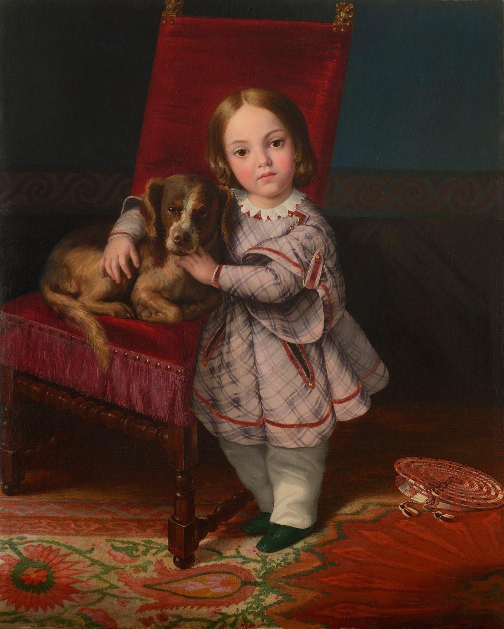 Vittoria Balze portréja, 1845. alkotó: Paul Balze