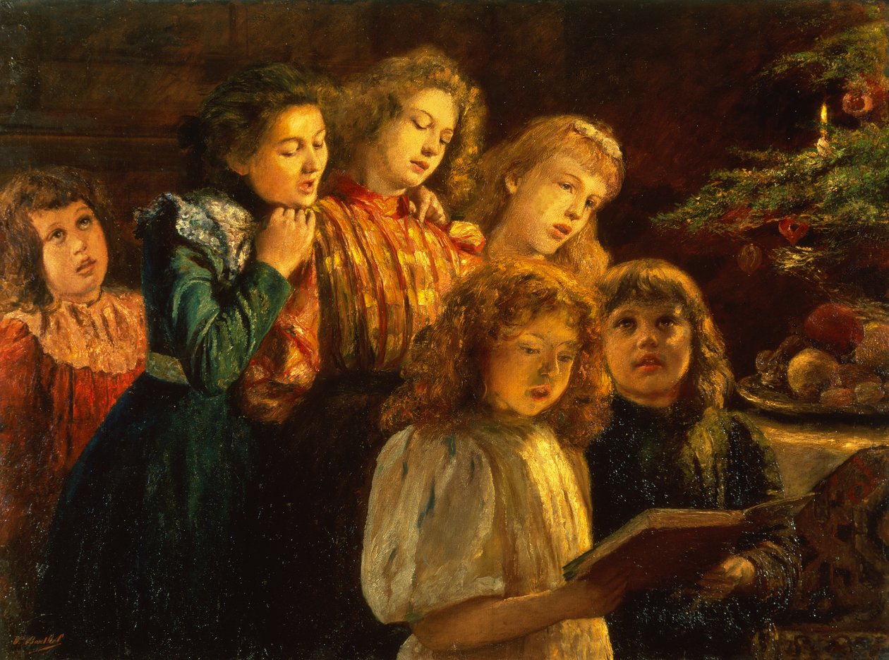 Kórus (olaj, vászon) alkotó: Paul Barthel