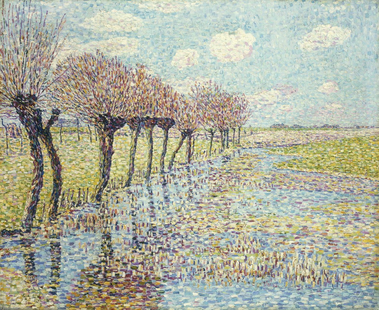 Tájkép, alkotó: Paul Baum