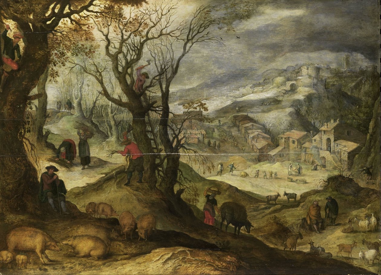 Téli táj alkotó: Paul Bril (copy after)