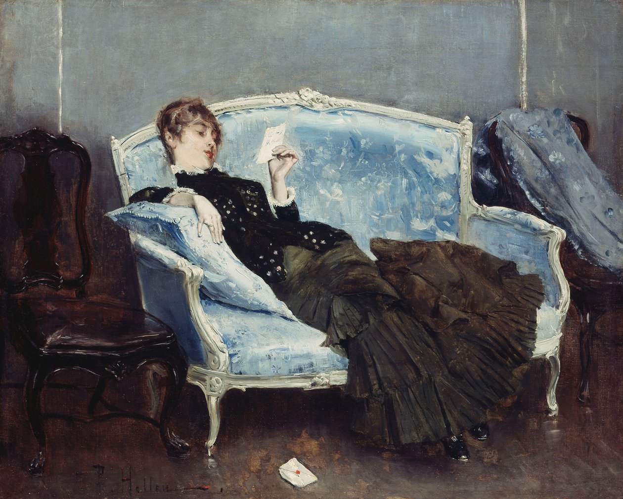 A levél; A levél, alkotó: Paul Cesar Helleu