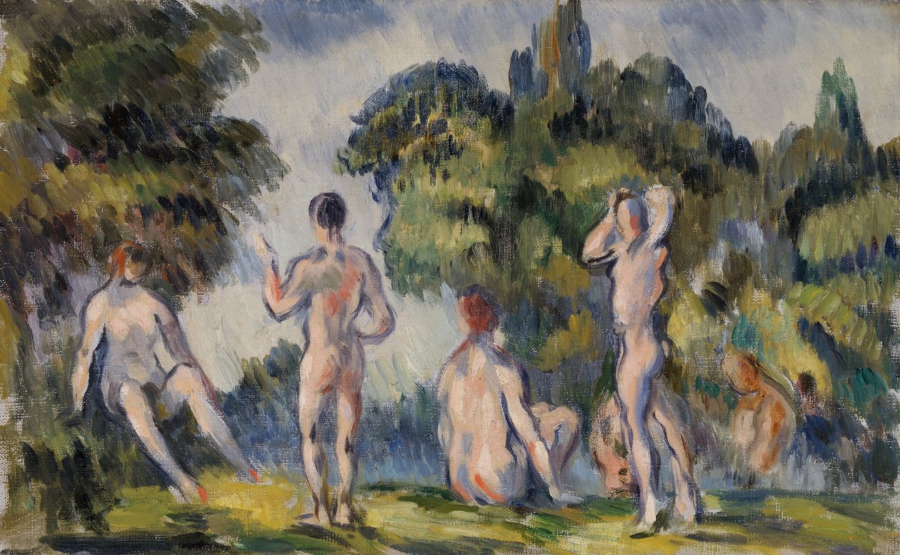 Fürdőzők alkotó: Paul Cézanne