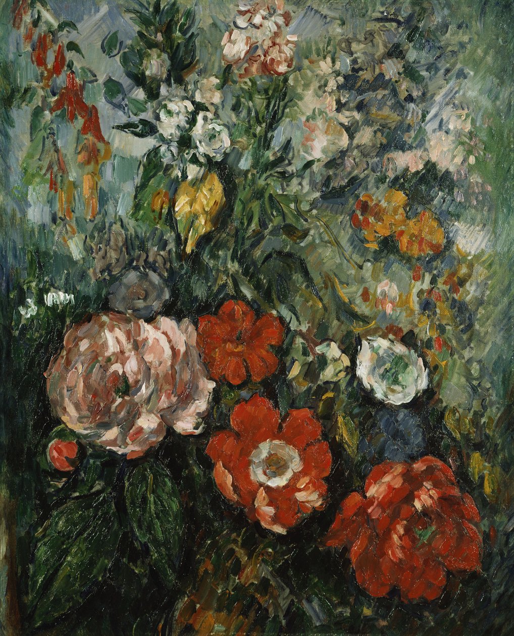Virágok, 1879 körül (olaj, vászon) alkotó: Paul Cézanne