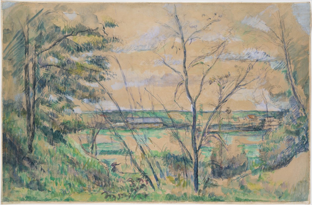 Az Oise-völgyben alkotó: Paul Cézanne