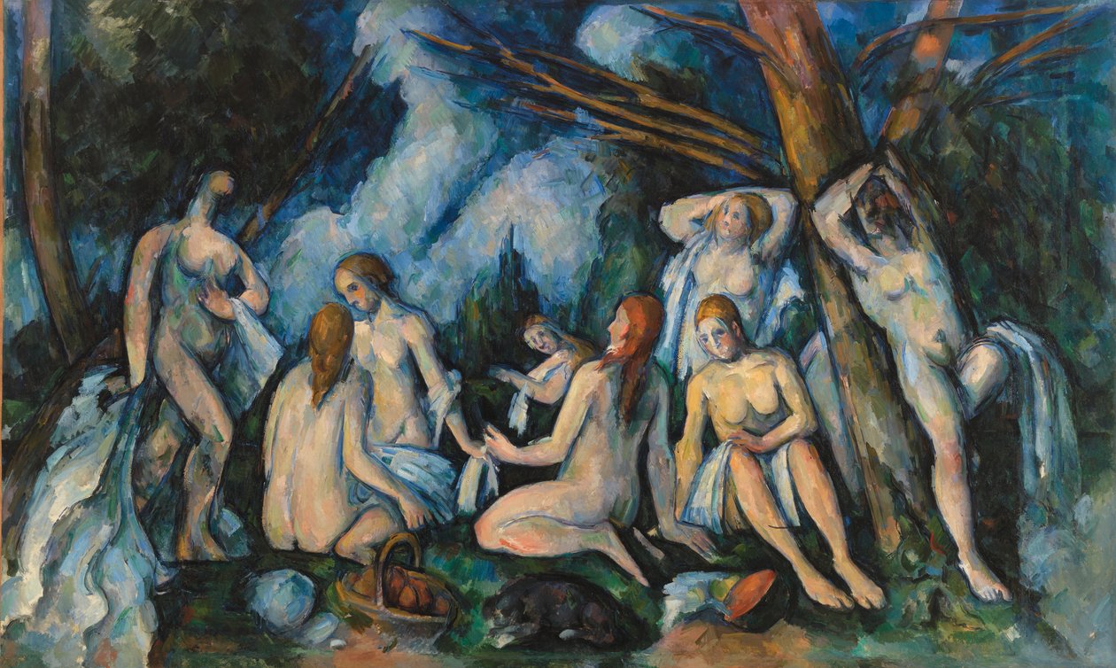 Nagy fürdőzők alkotó: Paul Cézanne
