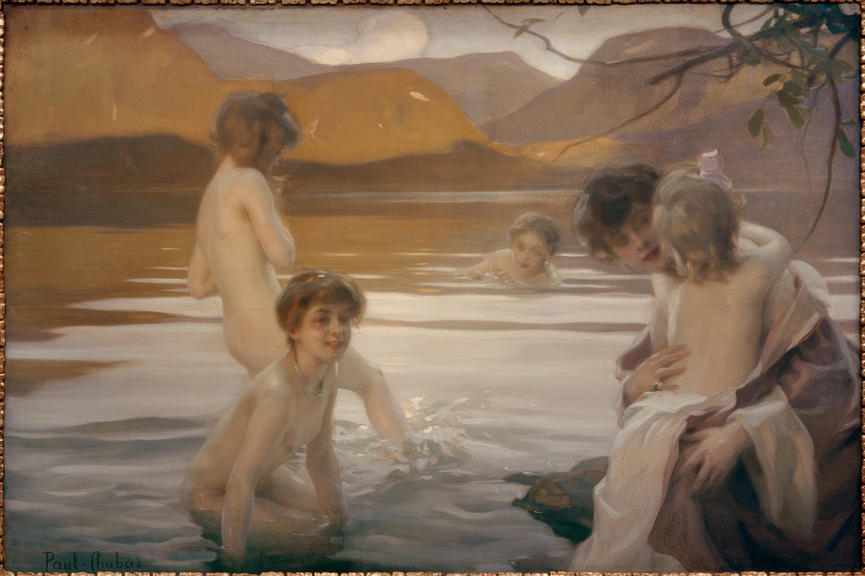 Első fürdő alkotó: Paul Chabas