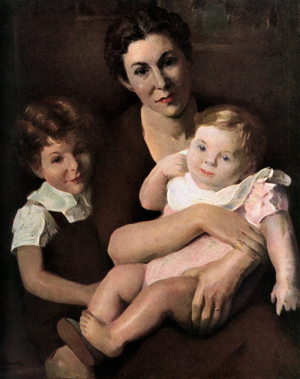 „Szülés, 1938. alkotó: Paul Charvel