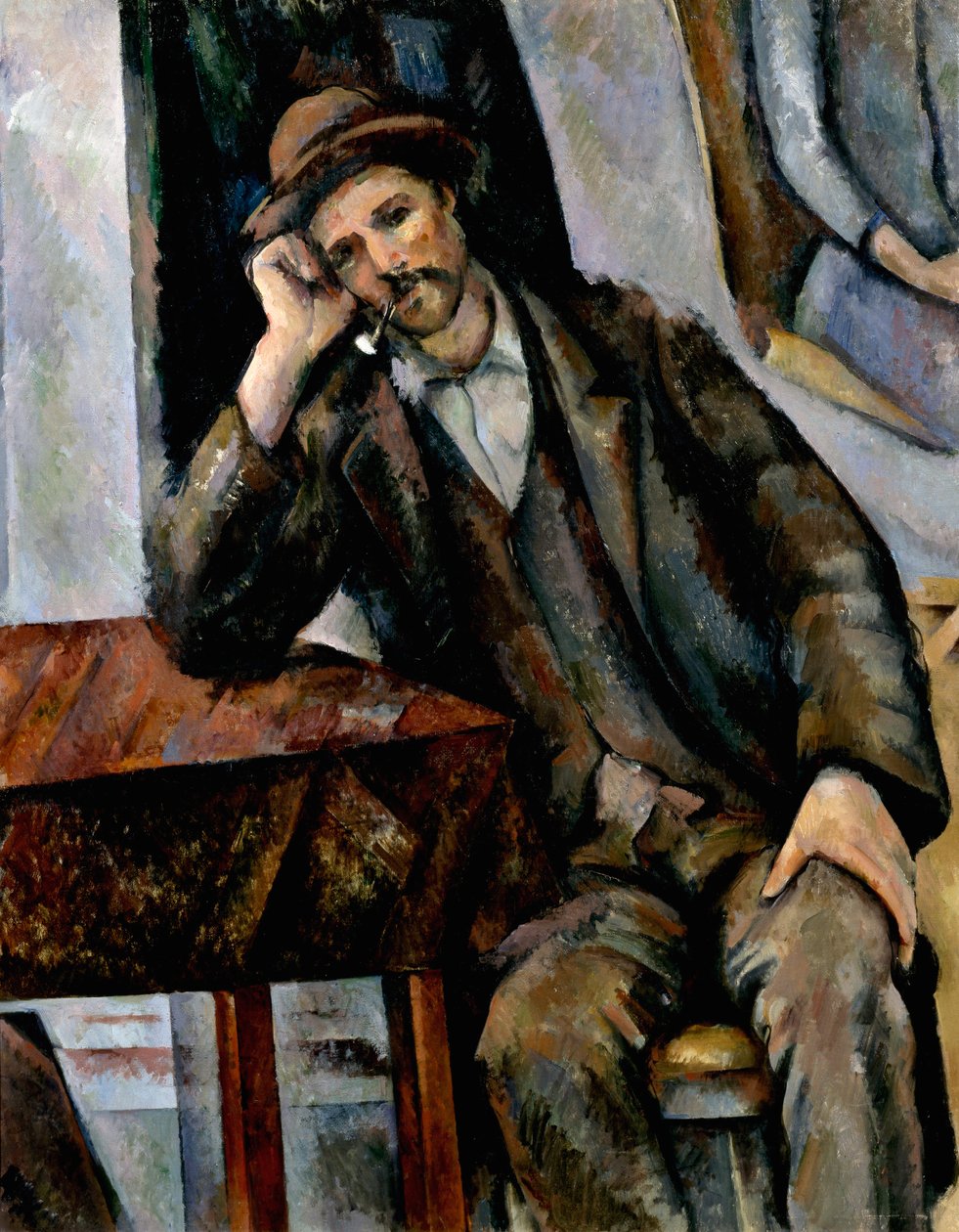 Egy dohányos, 1890-1892. alkotó: Paul Cézanne