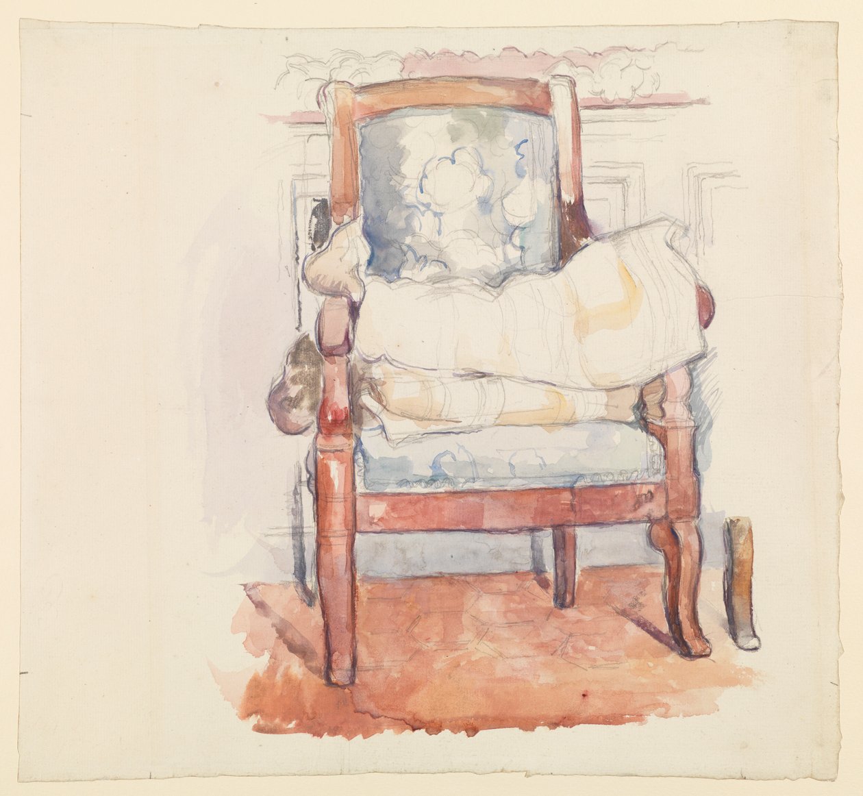 Fotel, 1885-90 körül kb alkotó: Paul Cézanne