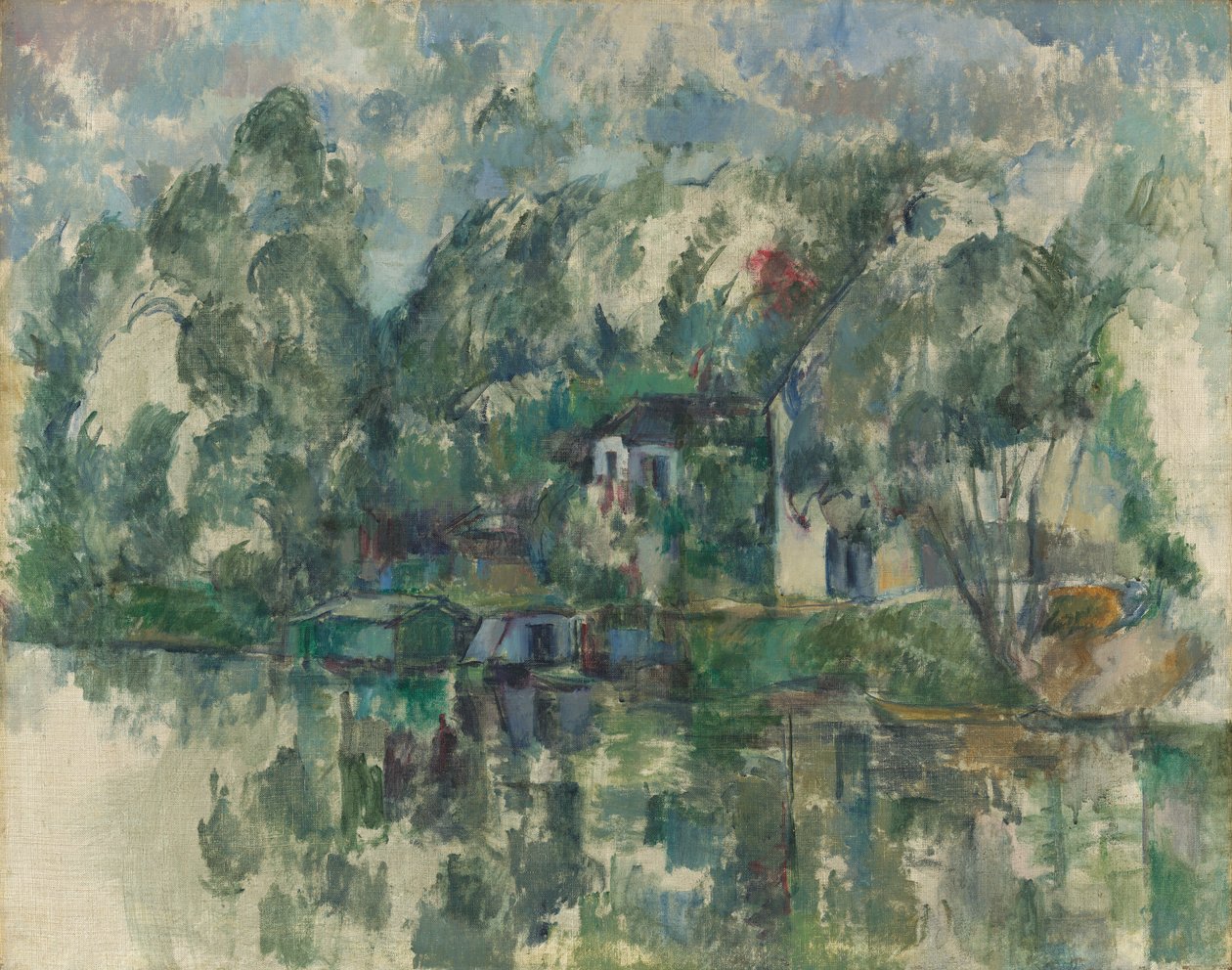 A Víz szélén alkotó: Paul Cézanne