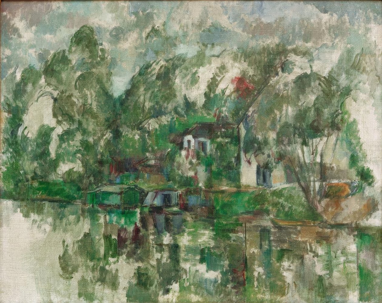 A vízparton alkotó: Paul Cézanne