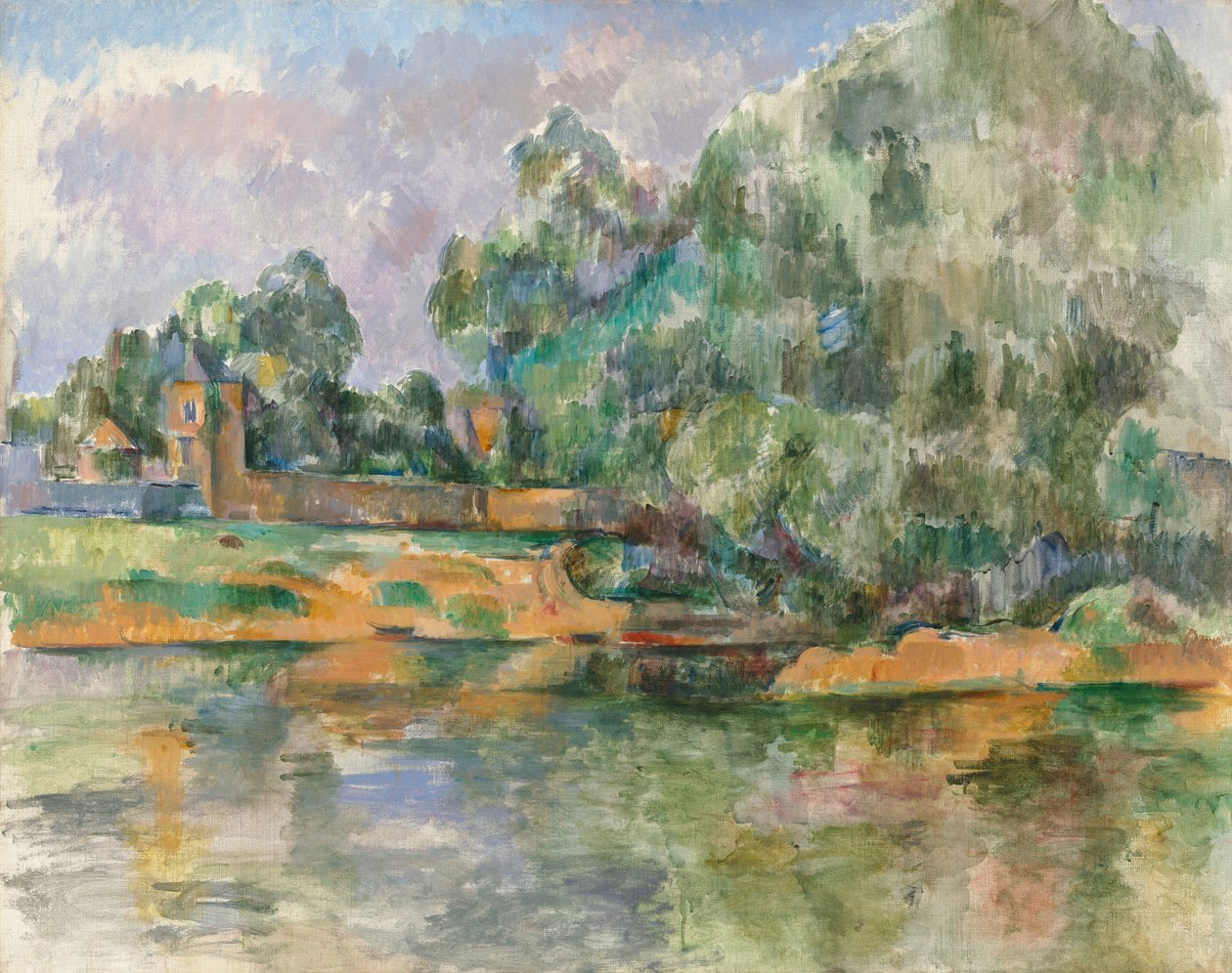 A Szajna partja Médannál alkotó: Paul Cézanne
