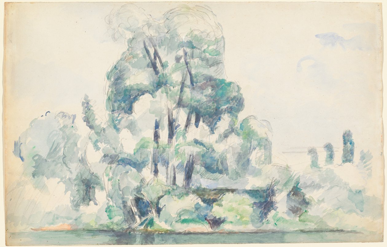 Szajna partja Médannál alkotó: Paul Cézanne