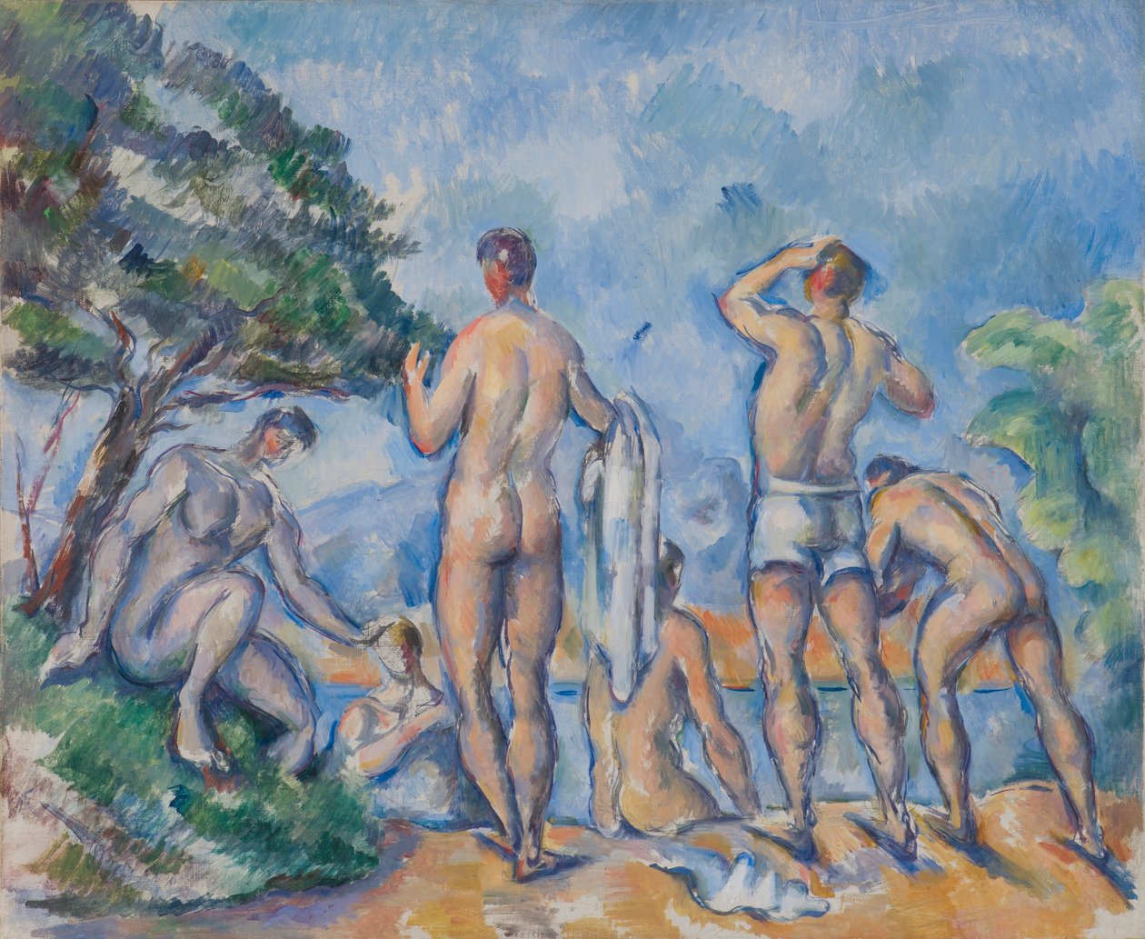 Fürdőzők alkotó: Paul Cézanne
