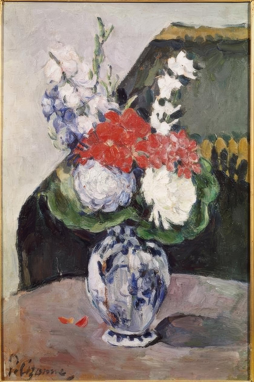 Csokor kis Delfttel alkotó: Paul Cézanne
