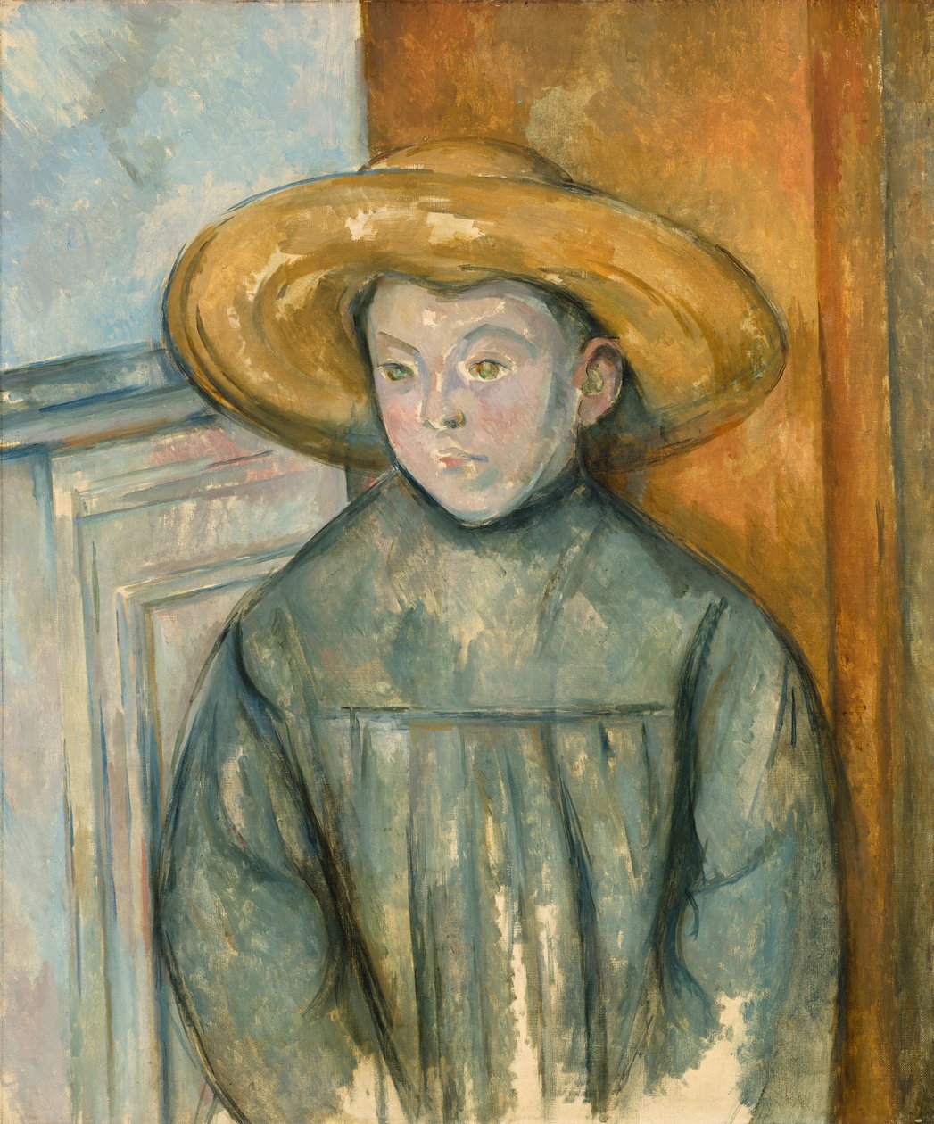Szalmakalapos fiú, 1896 alkotó: Paul Cézanne