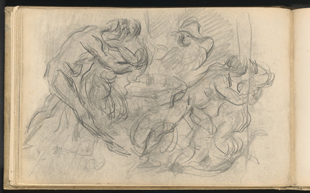 Karneváli jelenet, 18851888. alkotó: Paul Cézanne