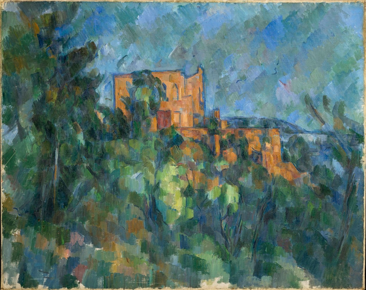 Fekete vár, 1903-1904. alkotó: Paul Cézanne
