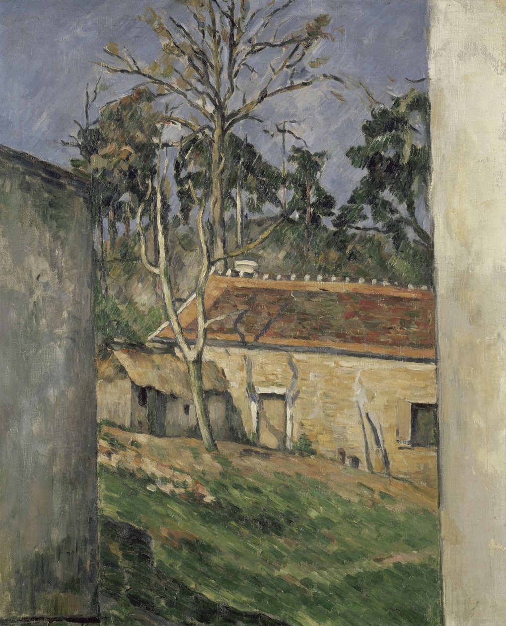 Tanyaudvar, 1879 alkotó: Paul Cézanne