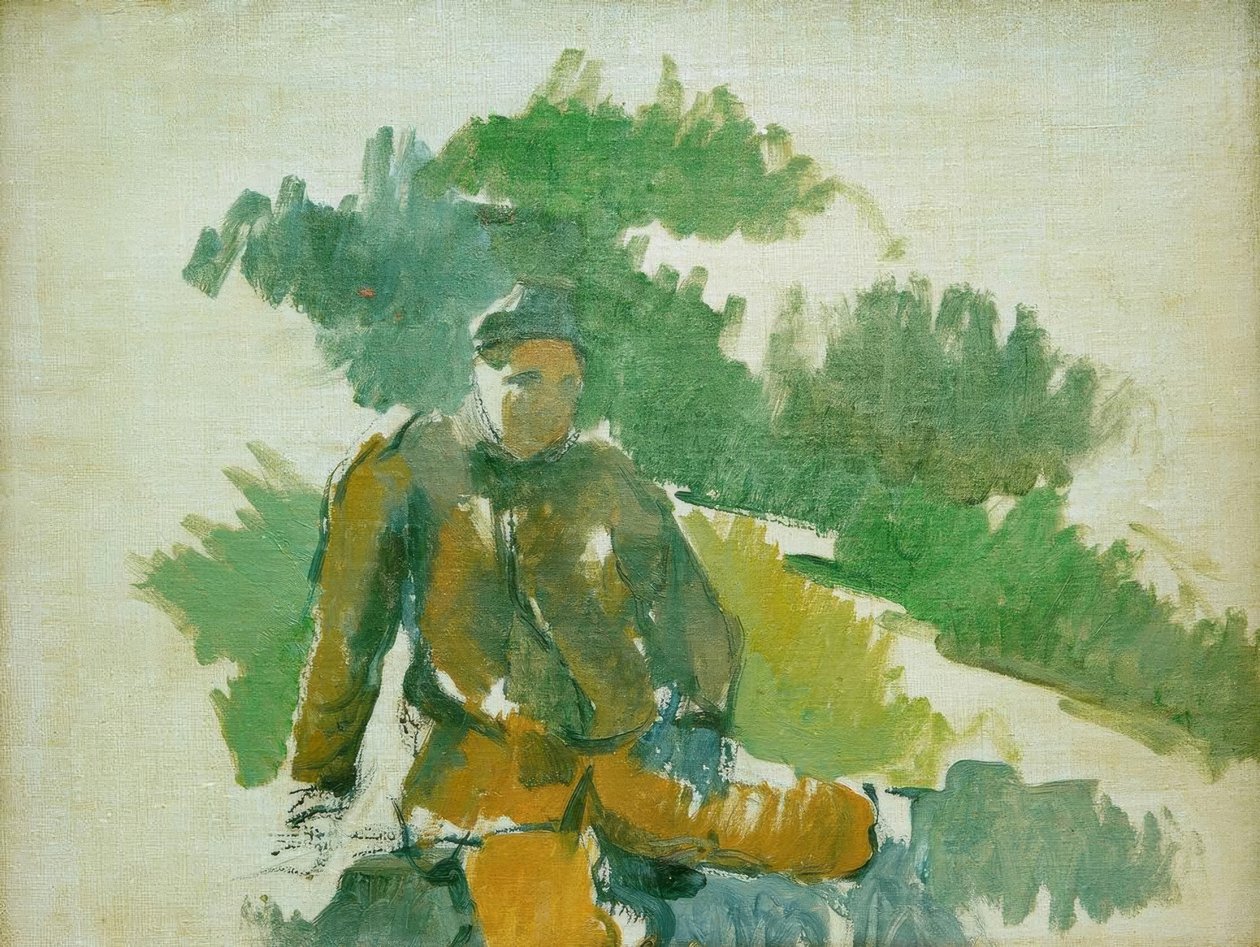 Ülő fiú (Paul Cézanne fia?) alkotó: Paul Cézanne
