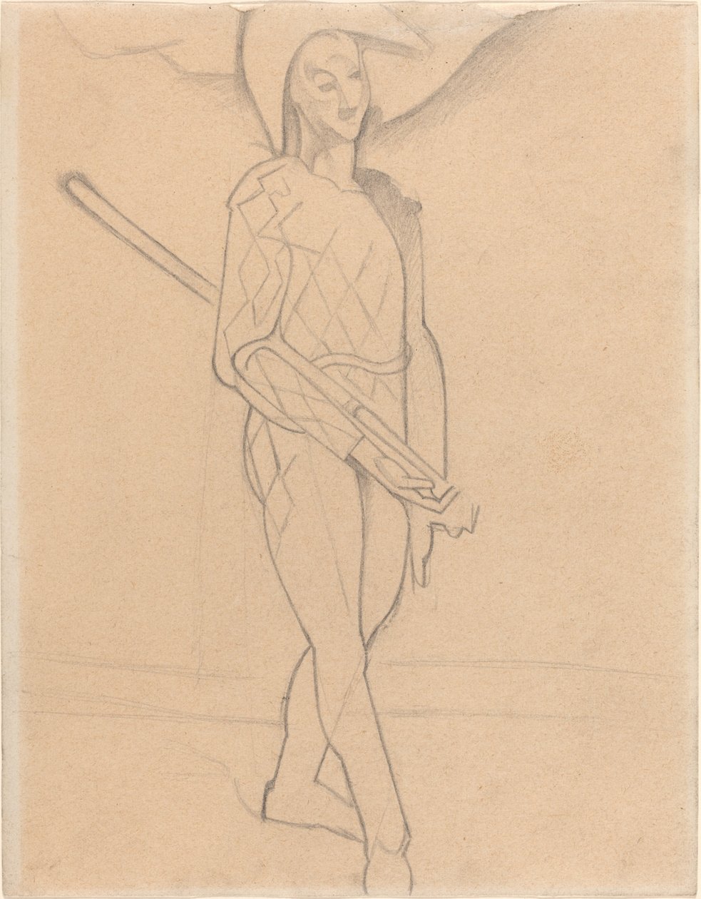 Harlekin, 1916. alkotó: Paul Cézanne