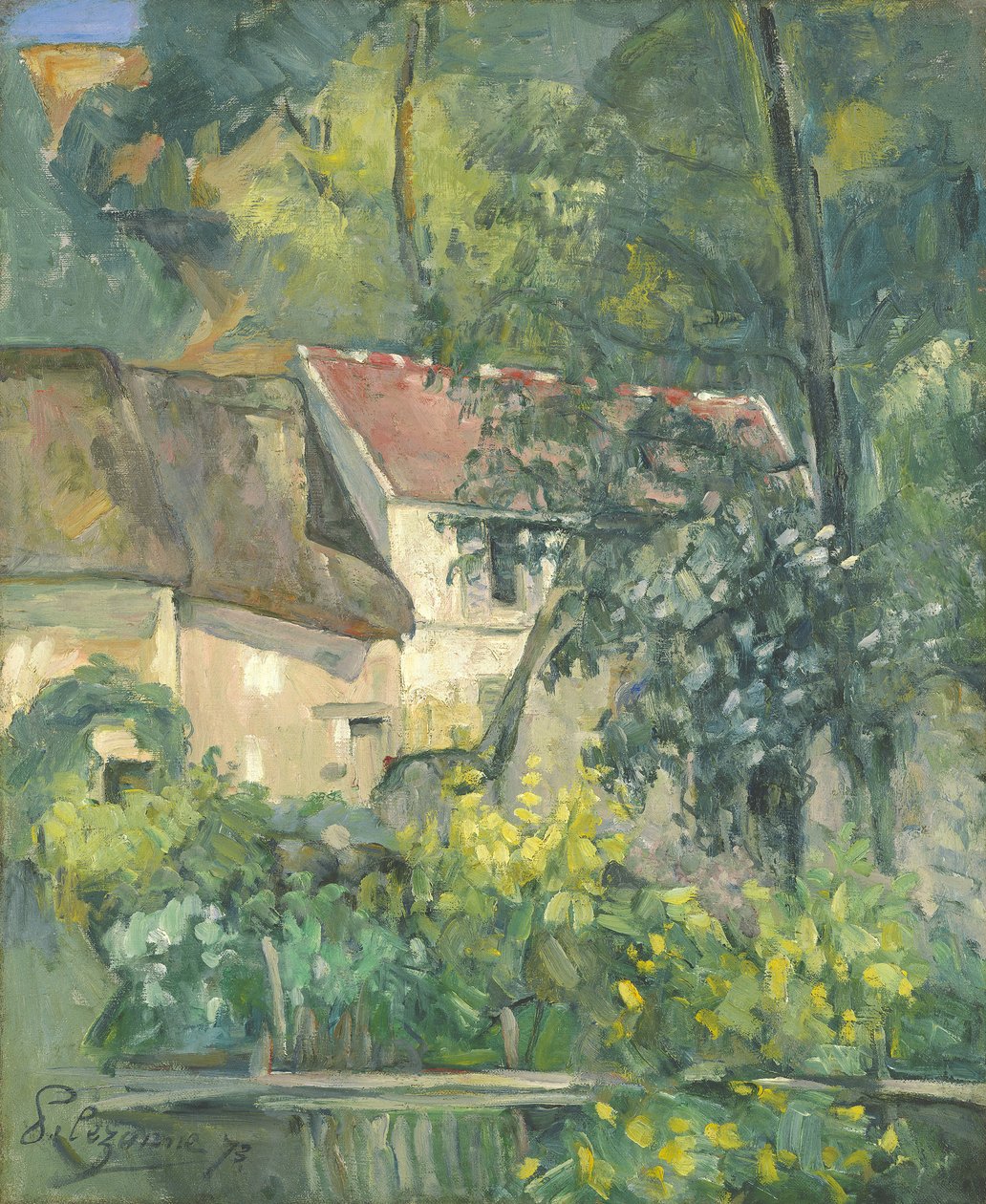 Père Lacroix háza, 1873 alkotó: Paul Cézanne