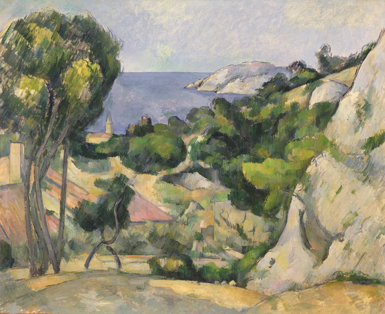 LEstaque, 1879-83 alkotó: Paul Cézanne