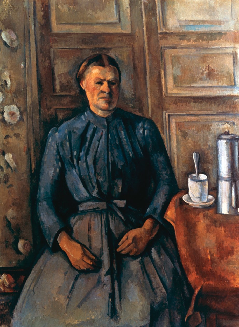 The Woman at the Cafetiere, 1890-1895 alkotó: Paul Cézanne