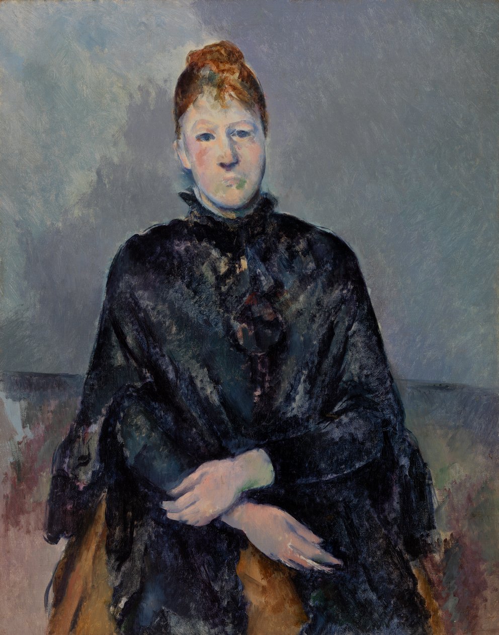 Madame Cézanne (Madame Cézanne portréja) alkotó: Paul Cézanne