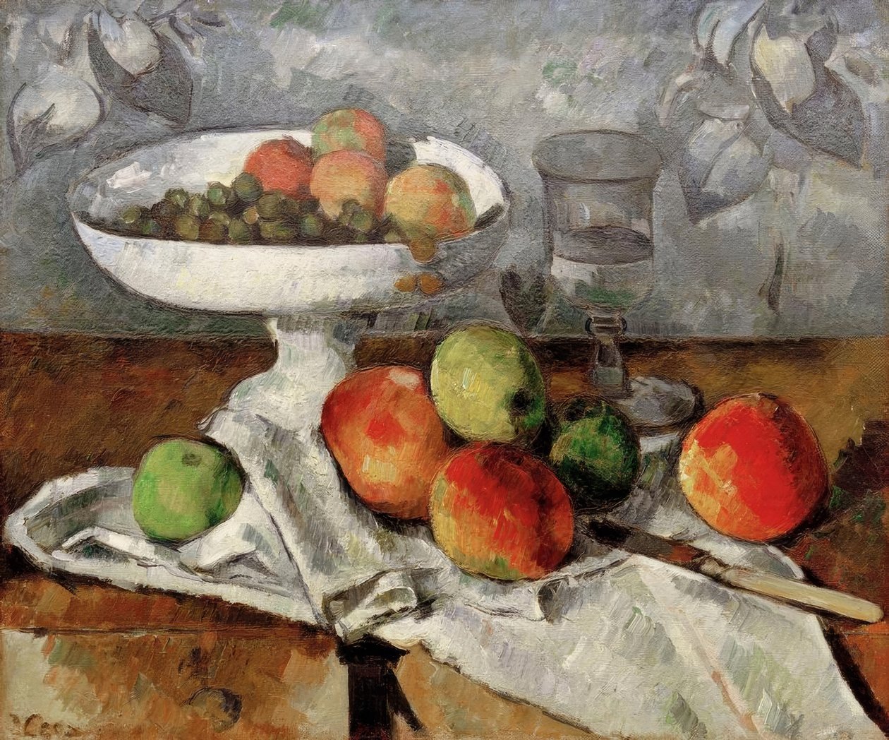 Csendélet gyümölcstállal alkotó: Paul Cézanne