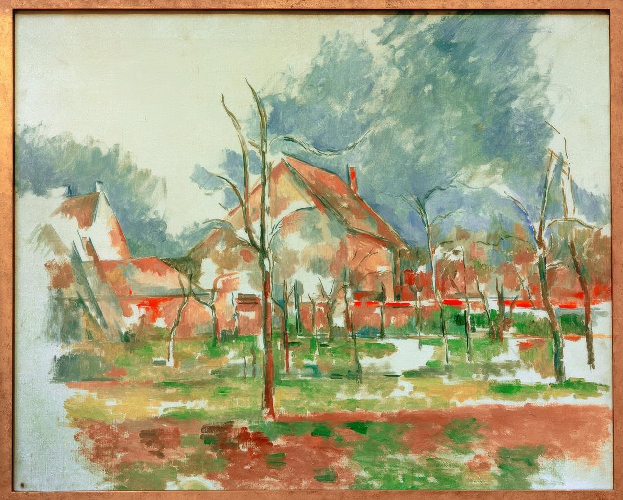 Téli táj - Giverny alkotó: Paul Cézanne