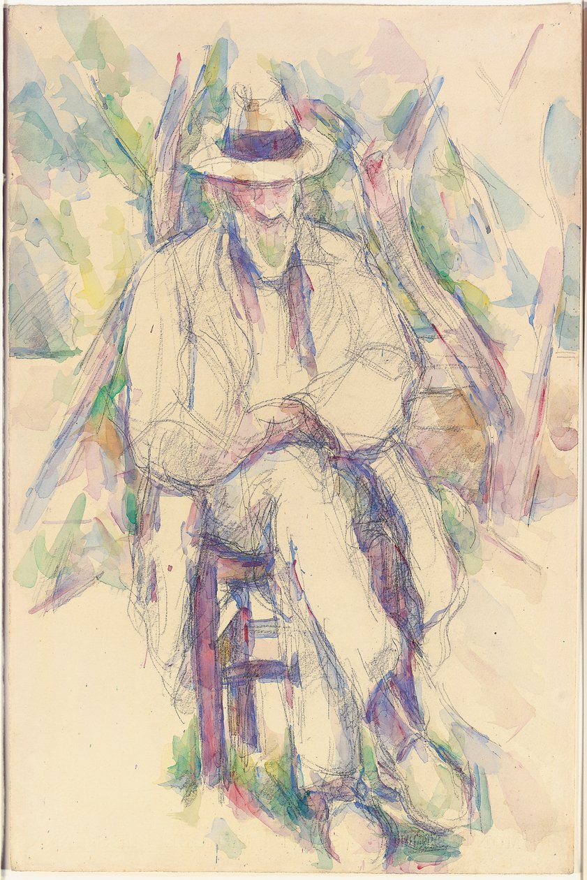 Vallier portréja, 1904-06 alkotó: Paul Cézanne