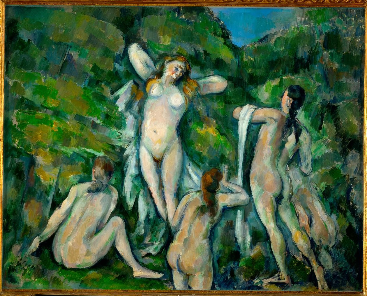 Négy fürdőző alkotó: Paul Cézanne