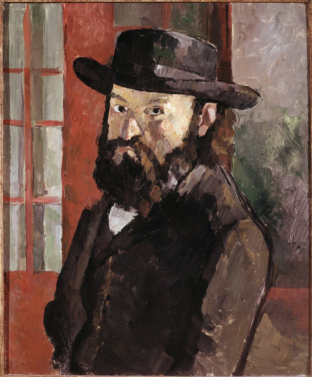 Önarckép, 1879-82 körül (olaj, vászon) alkotó: Paul Cézanne