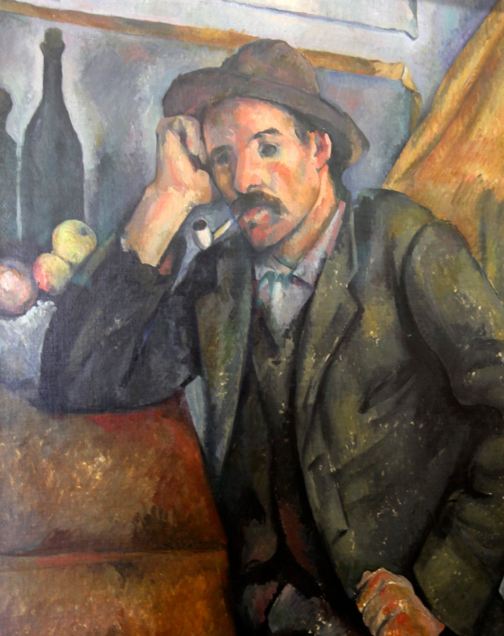 „Dohányzó”, c1890-c1892 alkotó: Paul Cézanne