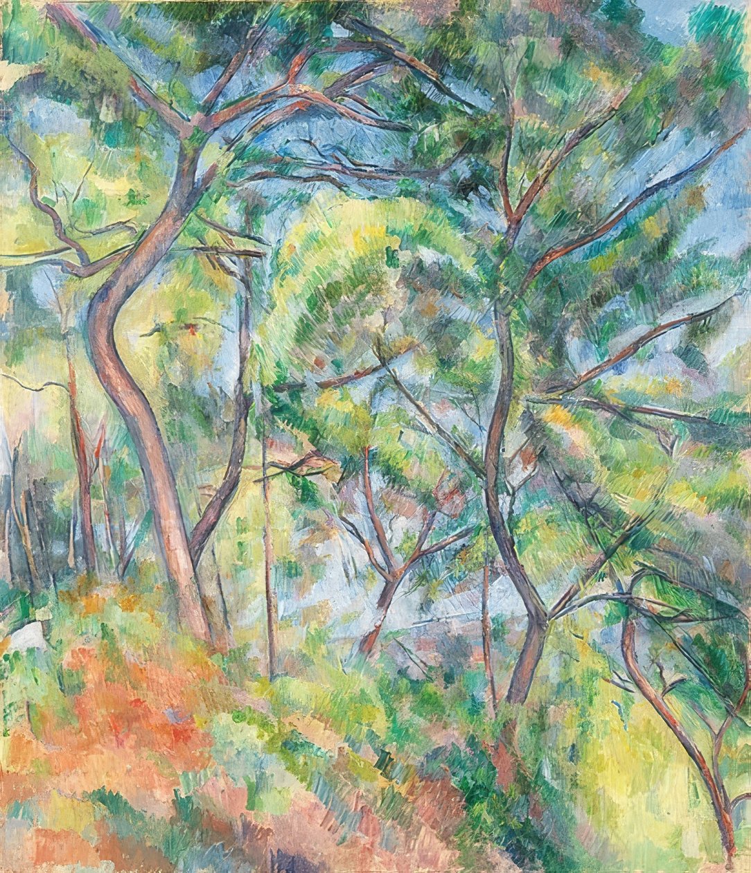 Aljnövényzet. 1894 alkotó: Paul Cézanne