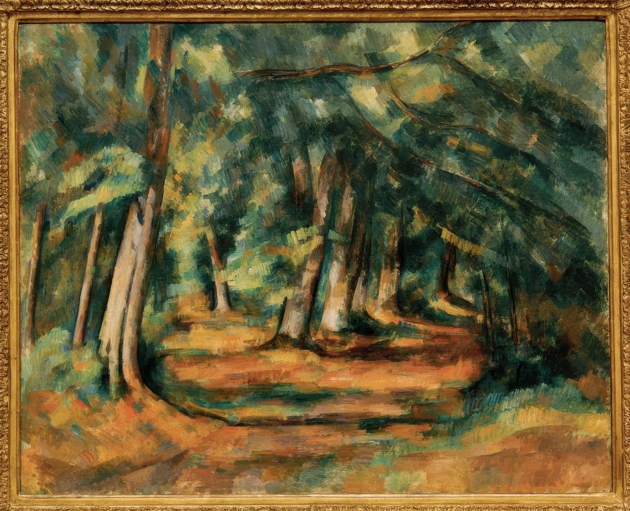 Sousbois - Fontainebleau (?) alkotó: Paul Cézanne