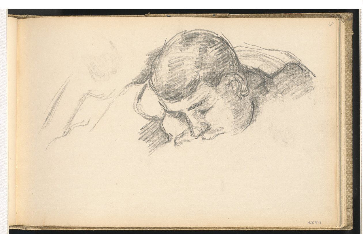 A művész fia felolvasás, c. 1887. alkotó: Paul Cézanne