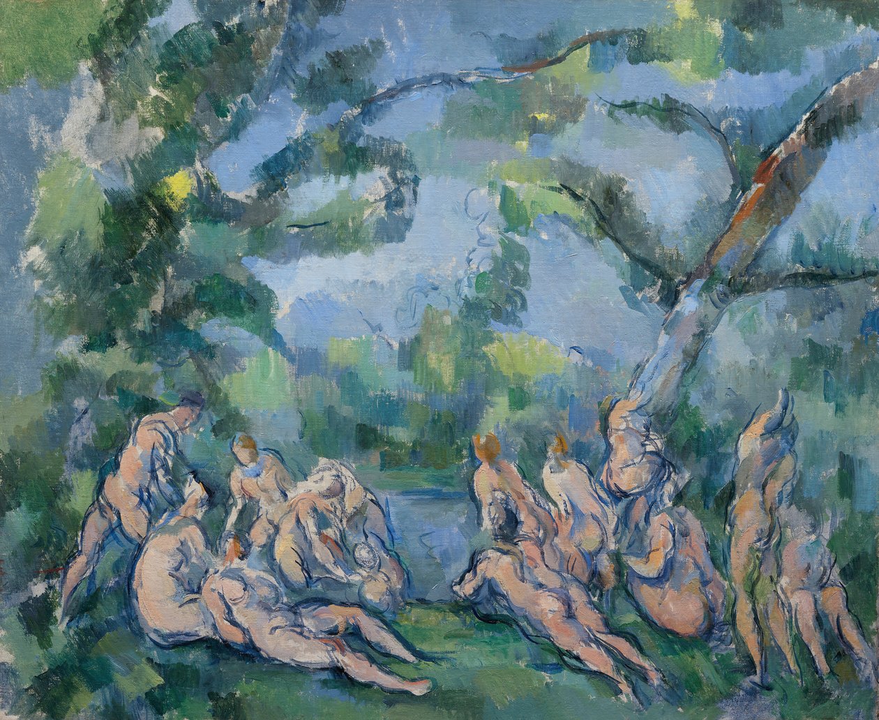 A fürdőzők, 18991904. alkotó: Paul Cézanne