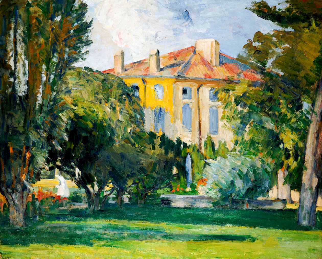 A Jas de Bouffan-i ház, 1882-85 alkotó: Paul Cézanne