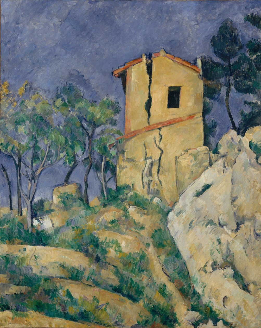 A ház megrepedt falakkal, 1892-94. alkotó: Paul Cézanne