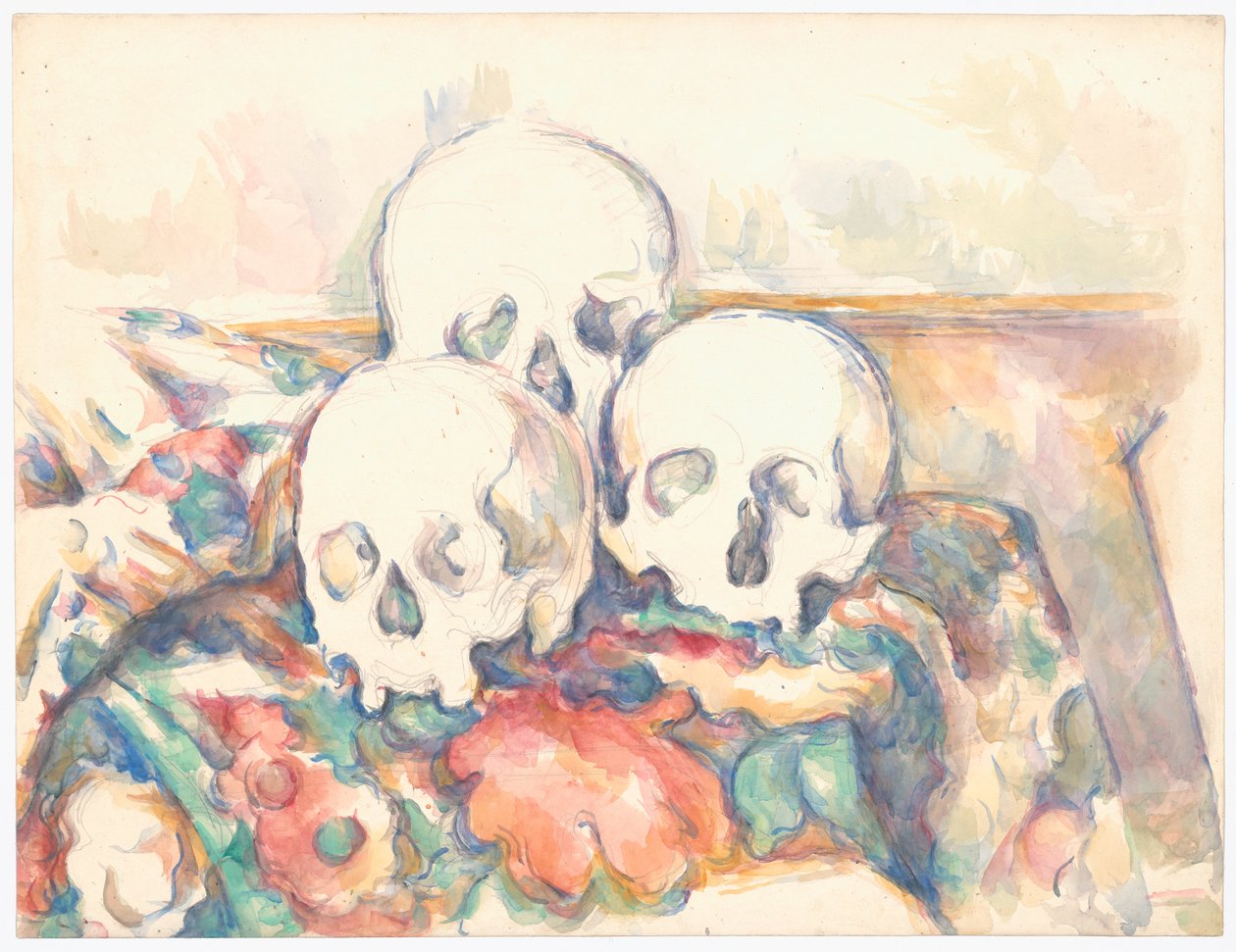 A három koponya alkotó: Paul Cézanne
