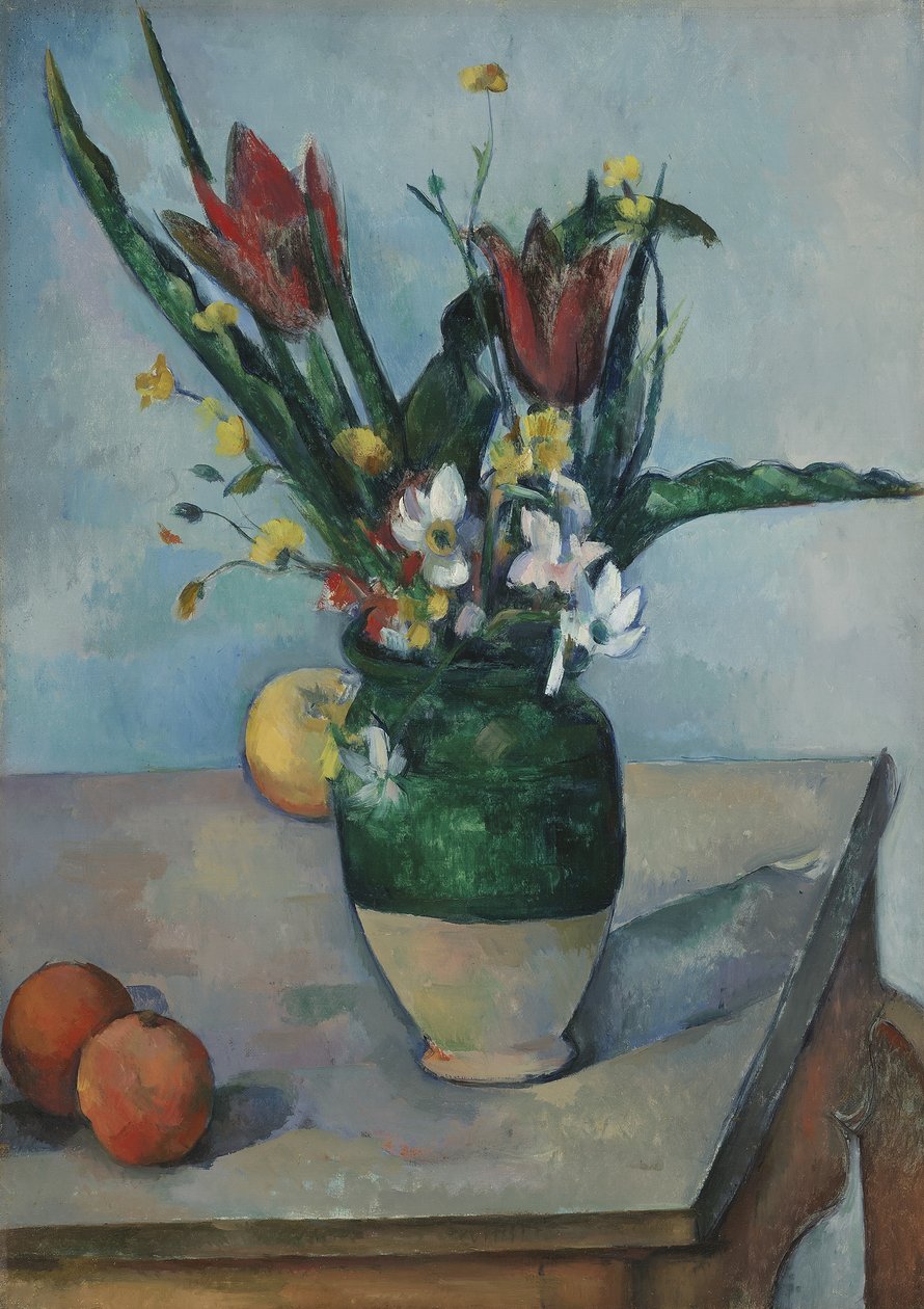 Tulipánváza, 1890 körül alkotó: Paul Cézanne