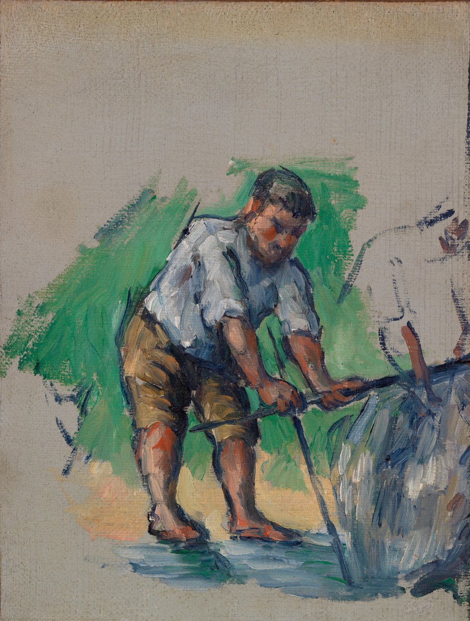 A kútfúró (Le Foreur) alkotó: Paul Cézanne