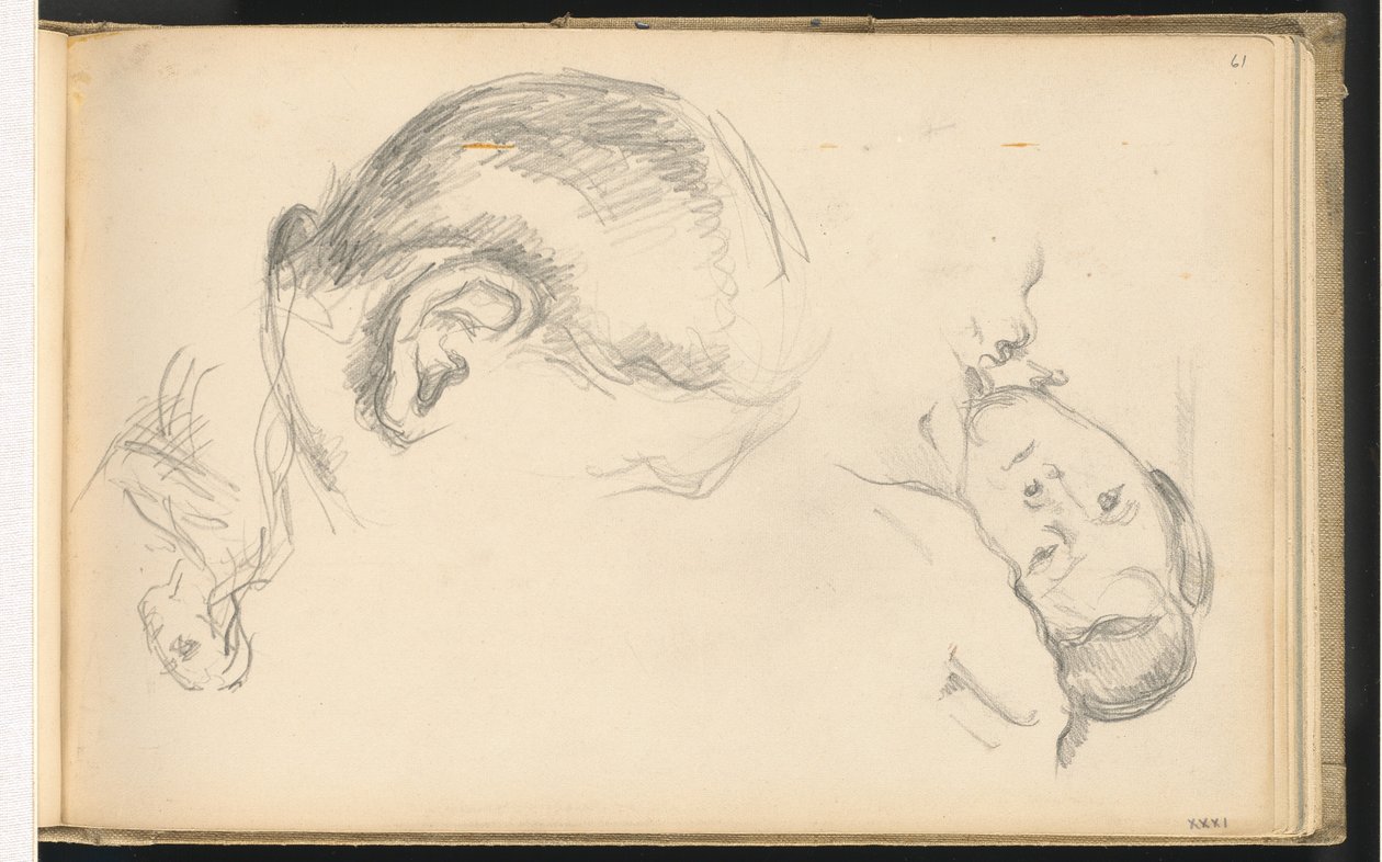 Három fej, Madame Cézanne egyike alkotó: Paul Cézanne