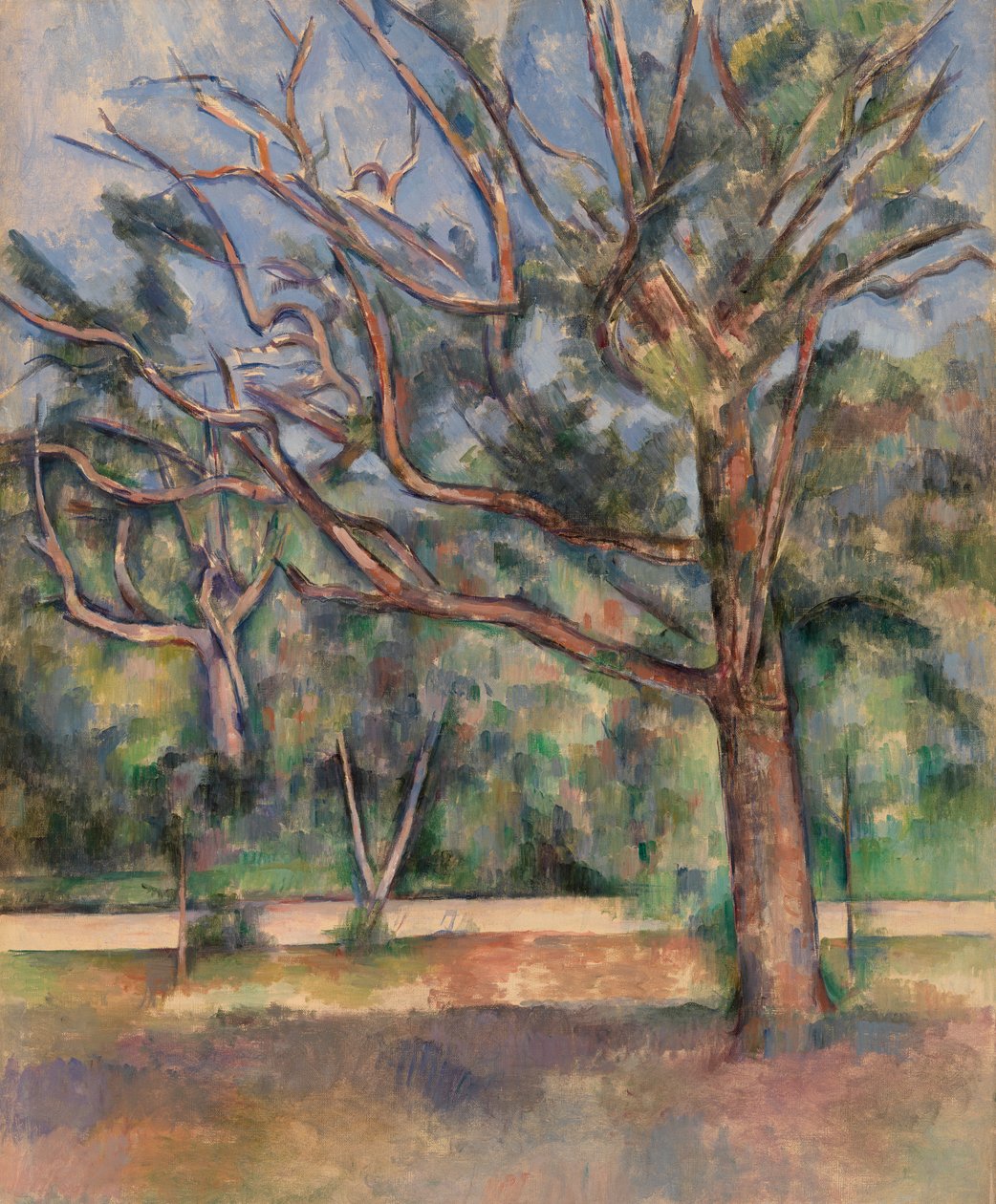 Fák és út (Arbres et route) alkotó: Paul Cézanne