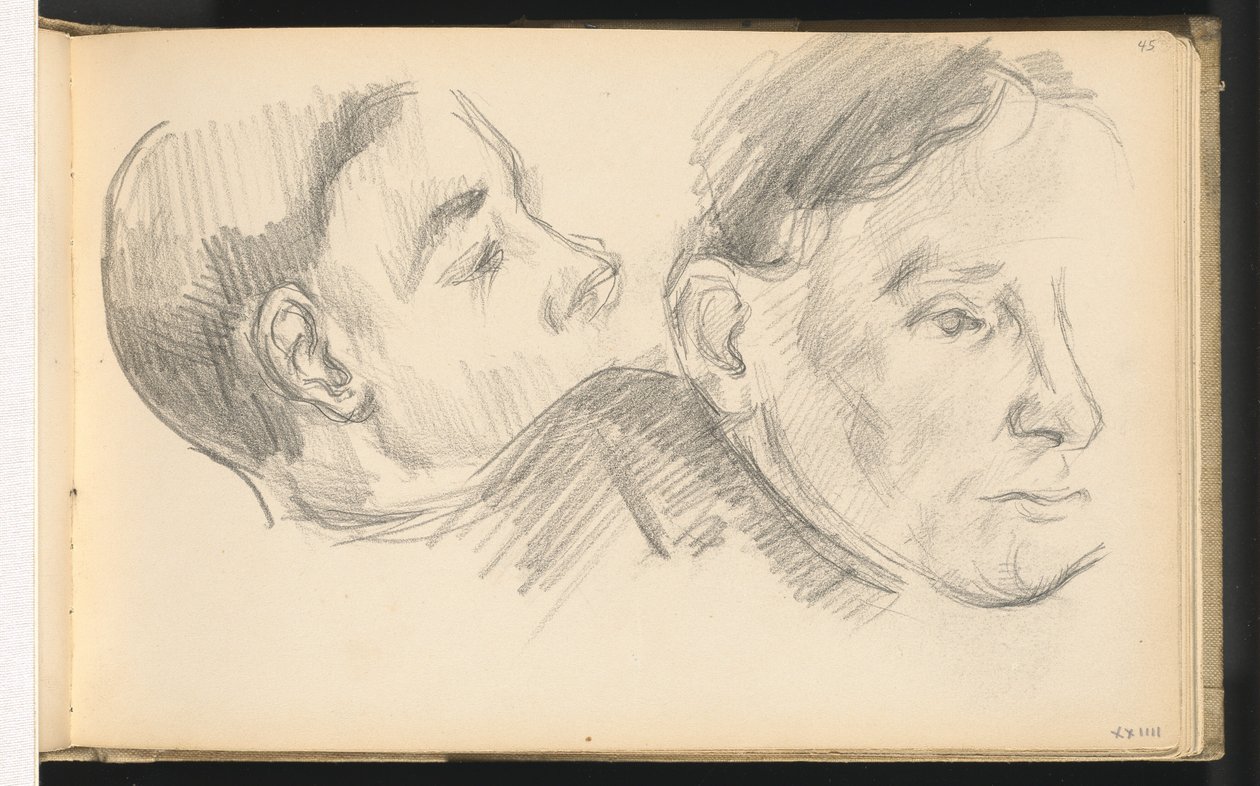 Két fej, 18901896. alkotó: Paul Cézanne