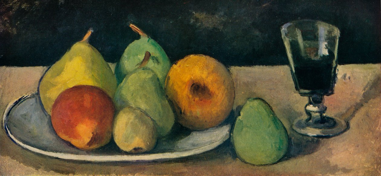 Üveg és körte, 1879-80 alkotó: Paul Cézanne