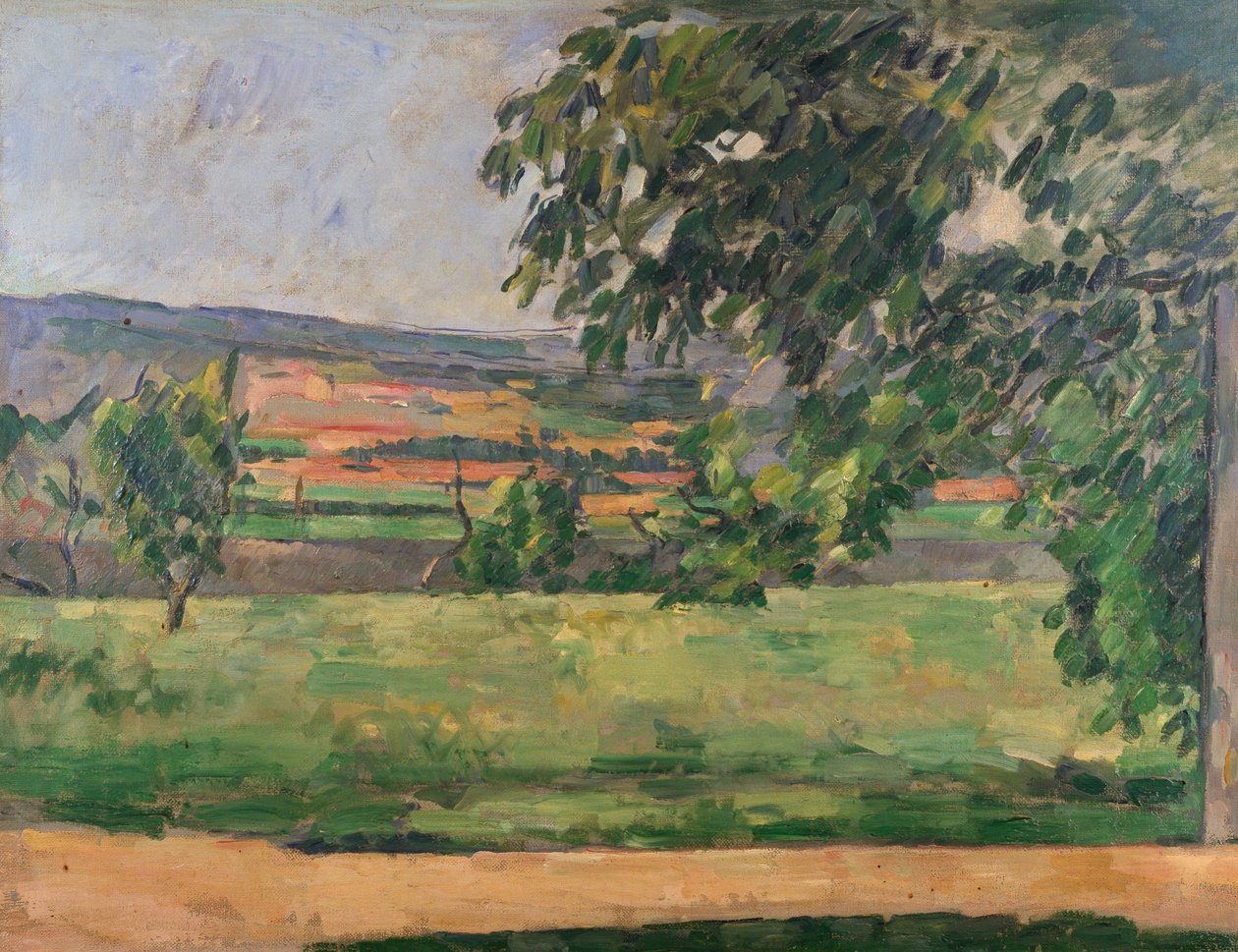 Kilátás a Jas de Bouffanról, 1875-76 alkotó: Paul Cézanne